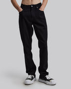 Black Slim-Fit Jeans image 2