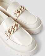 Chain Strap Platform Loafers image 3