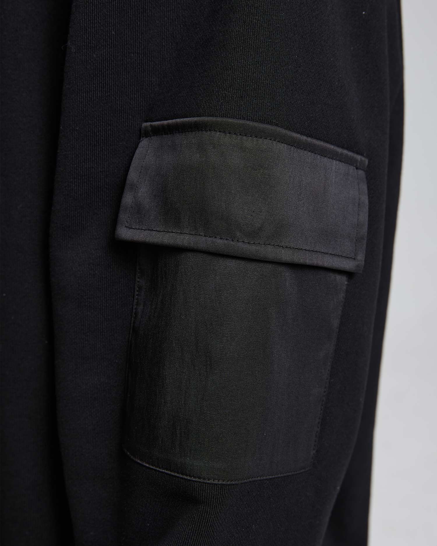Paneled Cotton Hoodie image 3