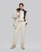Down Hooded Parka - White, M image