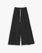 Wide Leg Pleated Pants - Midnight Black, S image