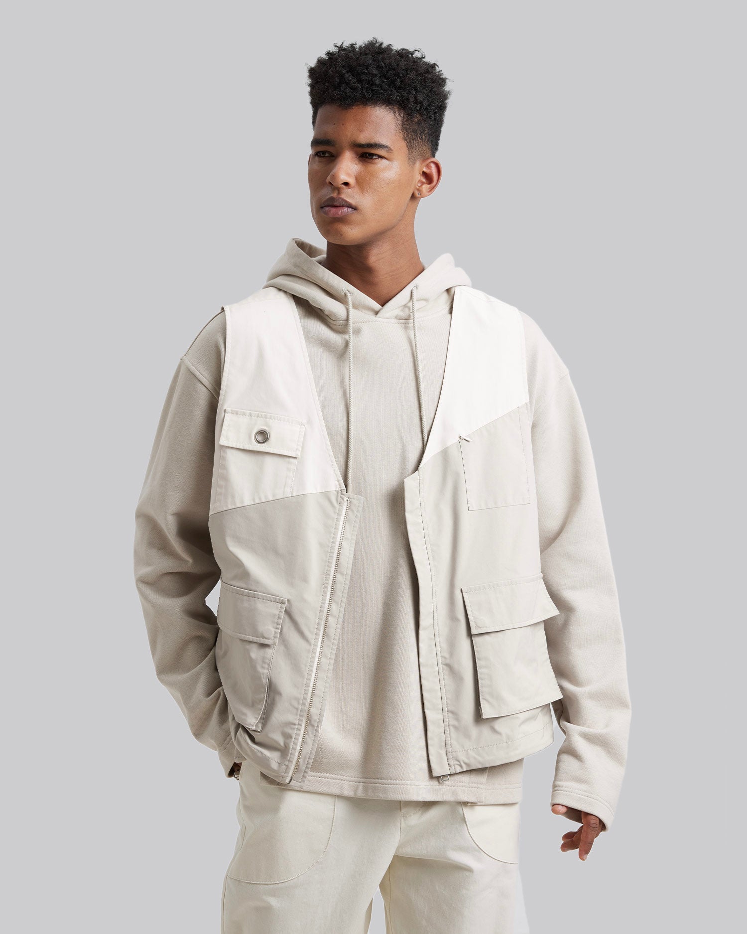 Paneled Utility Vest image 1