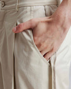 1 × Cotton Pleated Pants image 4