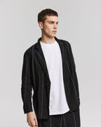 Linen Striped Blazer image 1