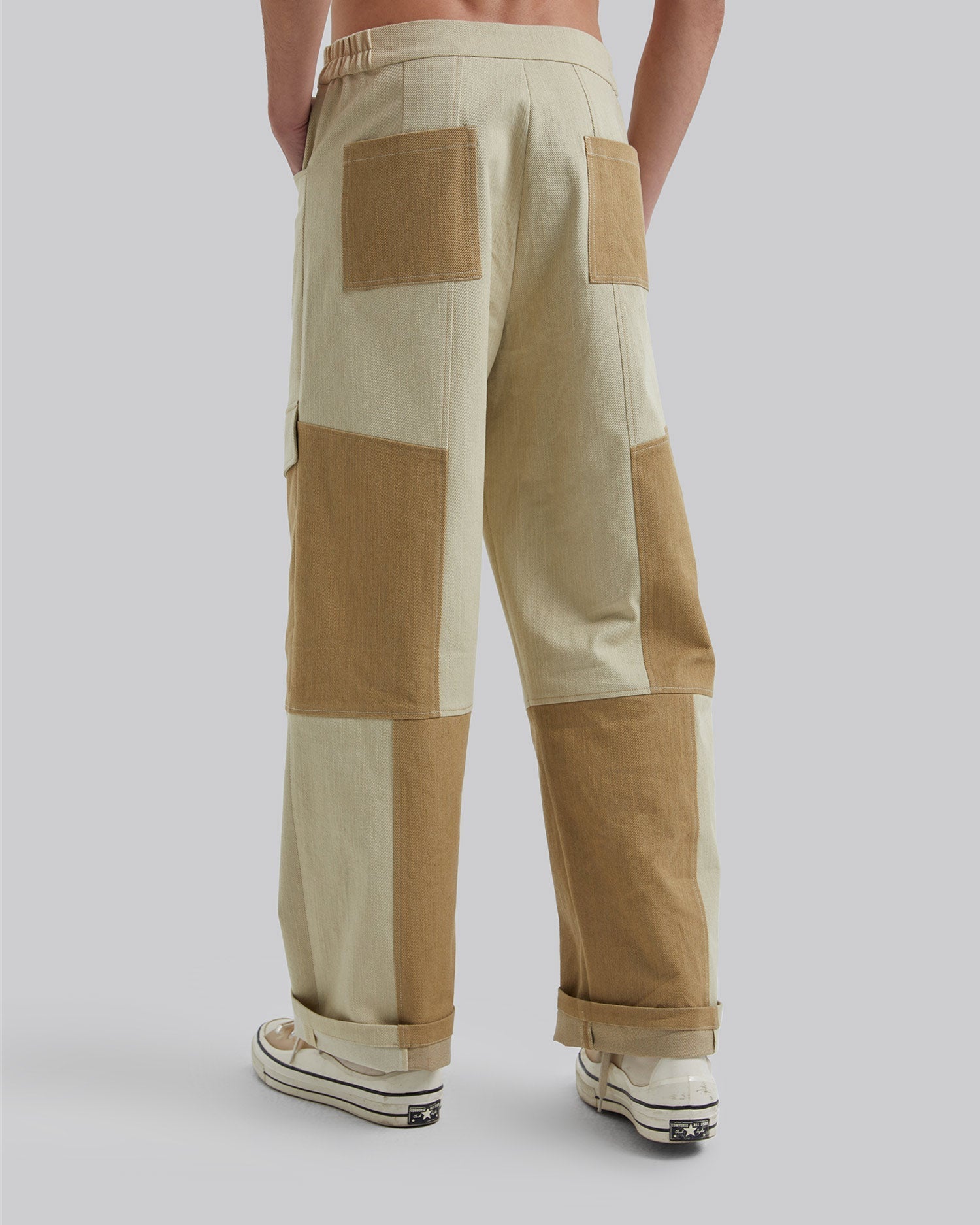 Patchwork Khaki Pants image 3