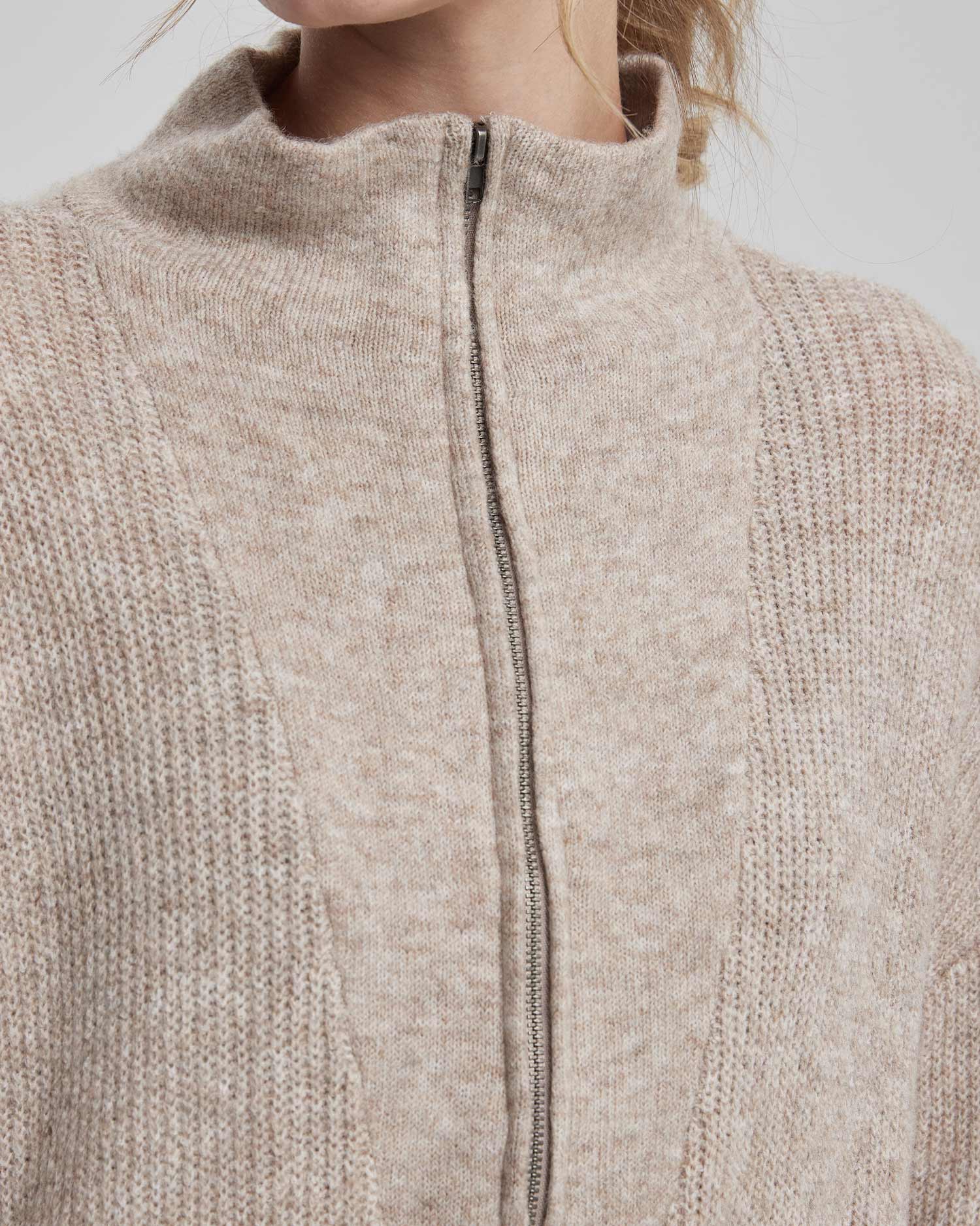 Half-Zip Long Sweater image 5