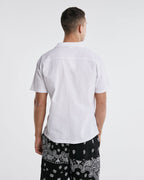 Stylish V-neck Linen T-shirt image 3