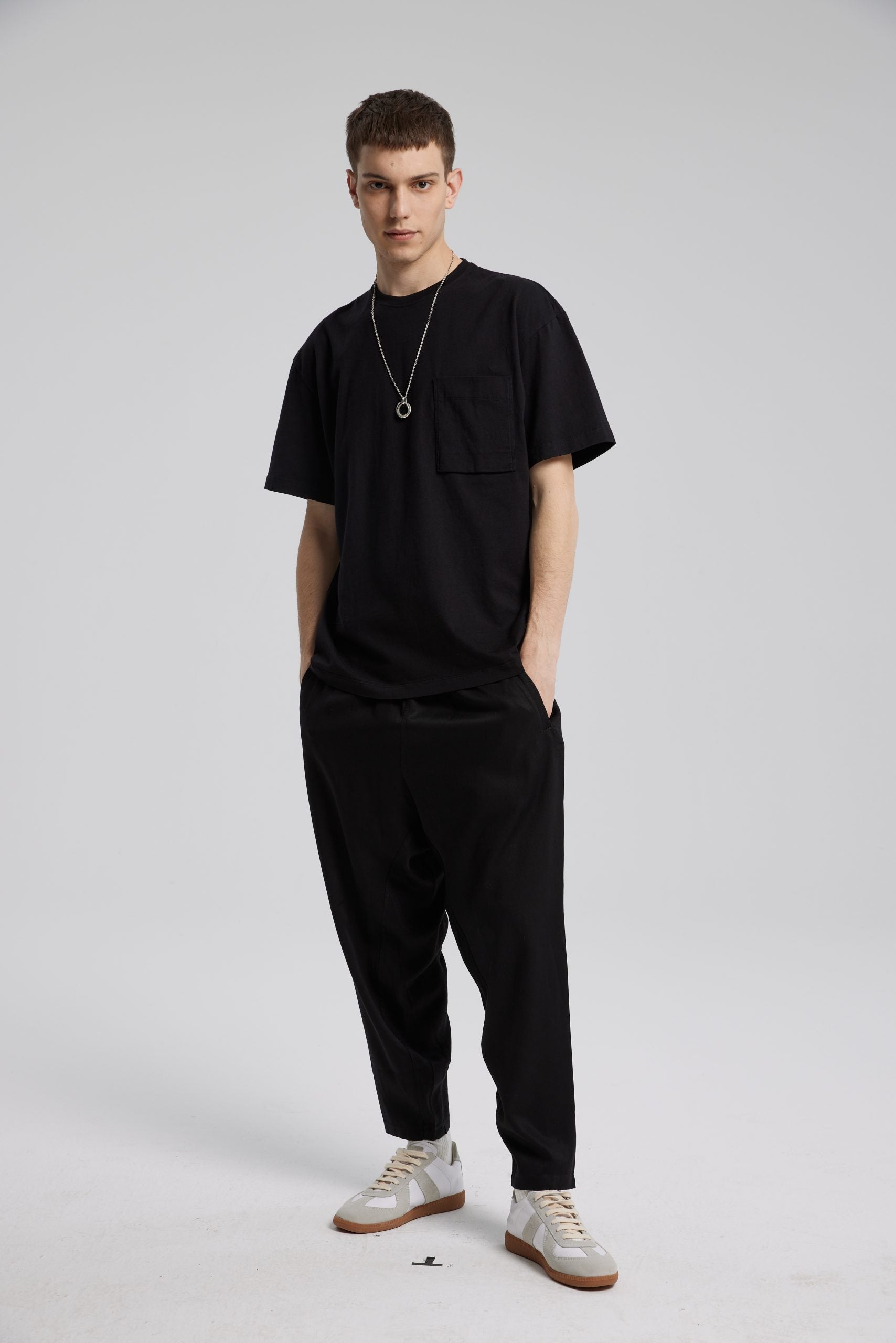 1 × Silver Rolo Chain with Interlocking Rings image 8