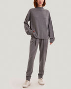 100% Merino Wool Turtleneck Casual Top image 1