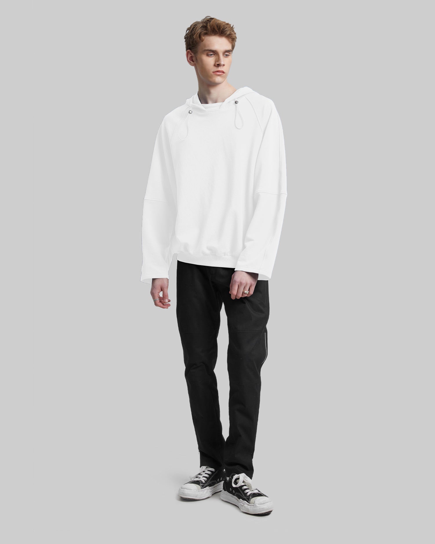 Relaxed Hoodie - Beige, S image