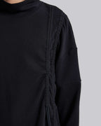 Cinched Side High-Neck Sweatshirt image 4