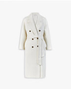 Slim-Fit Long Wool Coat image 0
