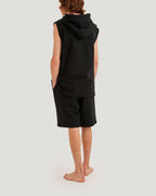 Pure Cotton Sleeveless Hoodie Set image 2