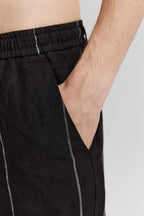 1 × Linen Striped Trousers image 5