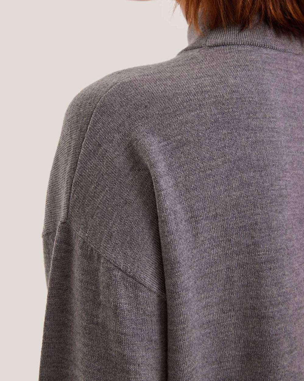 100% Merino Wool Turtleneck Casual Top image 5