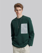 Exposed Seam Pocket Sweatshirt image 3