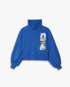 Raglan Shoulder Turtleneck Sweatshirt image 0