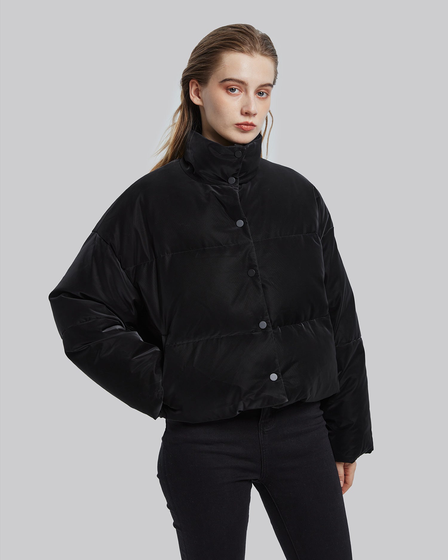 Cropped Duck Down Jacket image 1