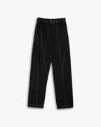 Multi Line Belted Pants image 0