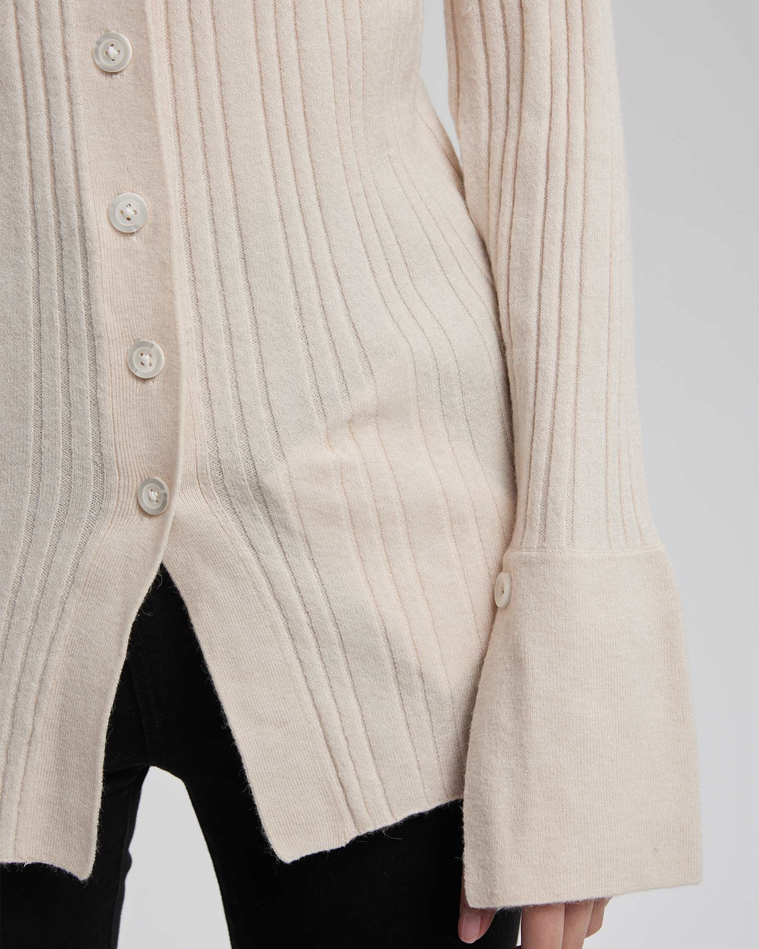 Stripped Button Down Cardigan image 4