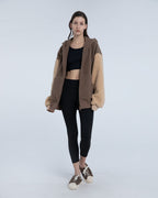 Hooded Terry Contrast Jacket image 3