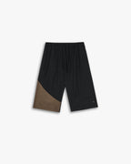 Two-Tone Draping Shorts image 0