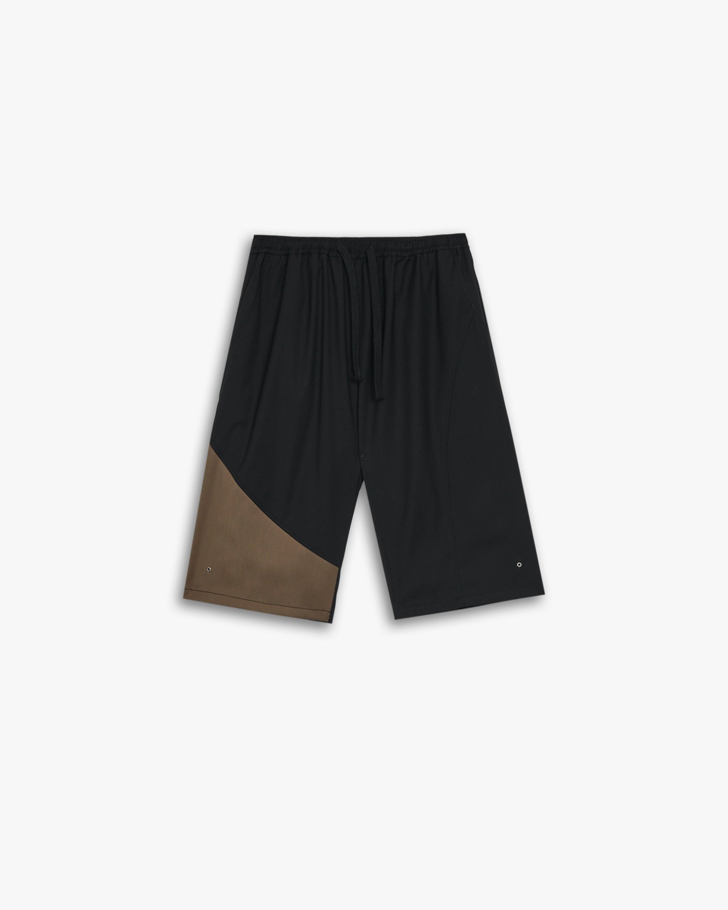 Two-Tone Draping Shorts image 0