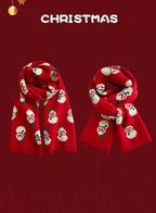 Soft &amp; Warm knitted Christmas scarf image 2