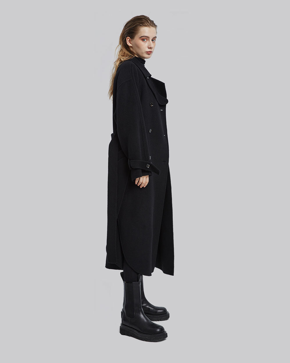 Double Breasted Wool Coat image 2