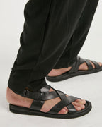 Light Elastic Waist Tapered Pants image 5