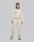 Fleece Sweatpants - White, S image