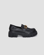 Leather Loafers With Chain image 1