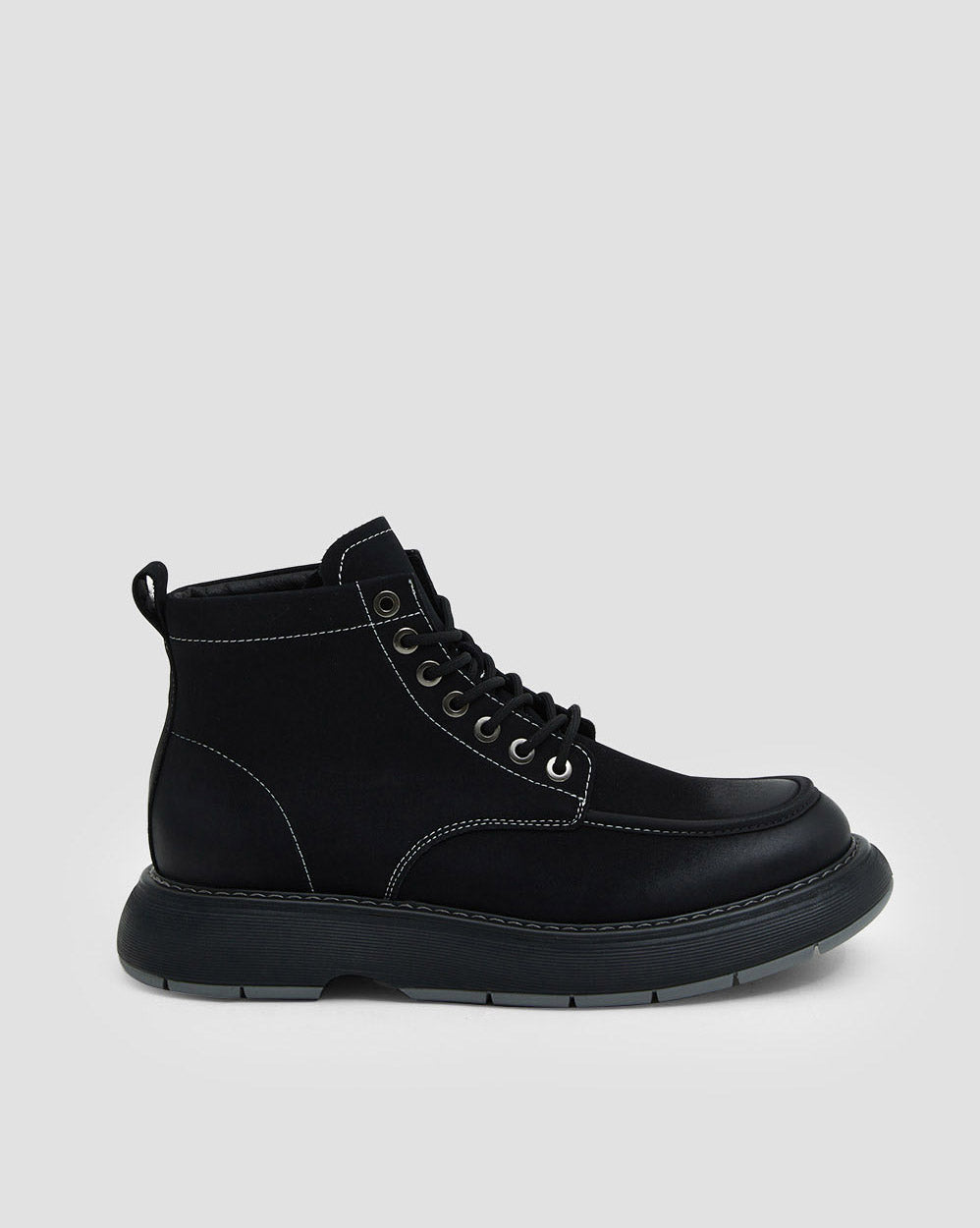 Stitched Lace-Up Boots image 2