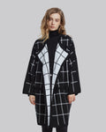 Check Pattern Long Coat image 1