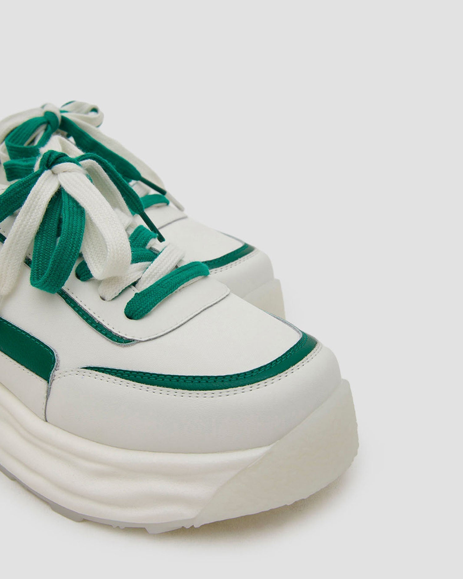 Two-Tone Platform Sneakers image 5