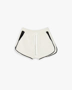 Paneled Track Shorts - Cream, S image