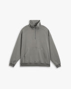 Half-Zipped Turtleneck Sweatshirt - Light Grey, L image