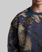 Sweatshirt With Animal &amp; Plant Graphics image 2