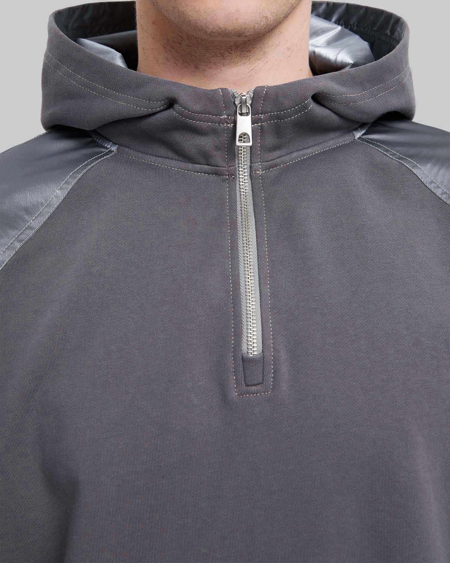 Shoulder Paneled Hoodie image 5