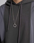 Arm-Pockets Paneled Hoodie image 5