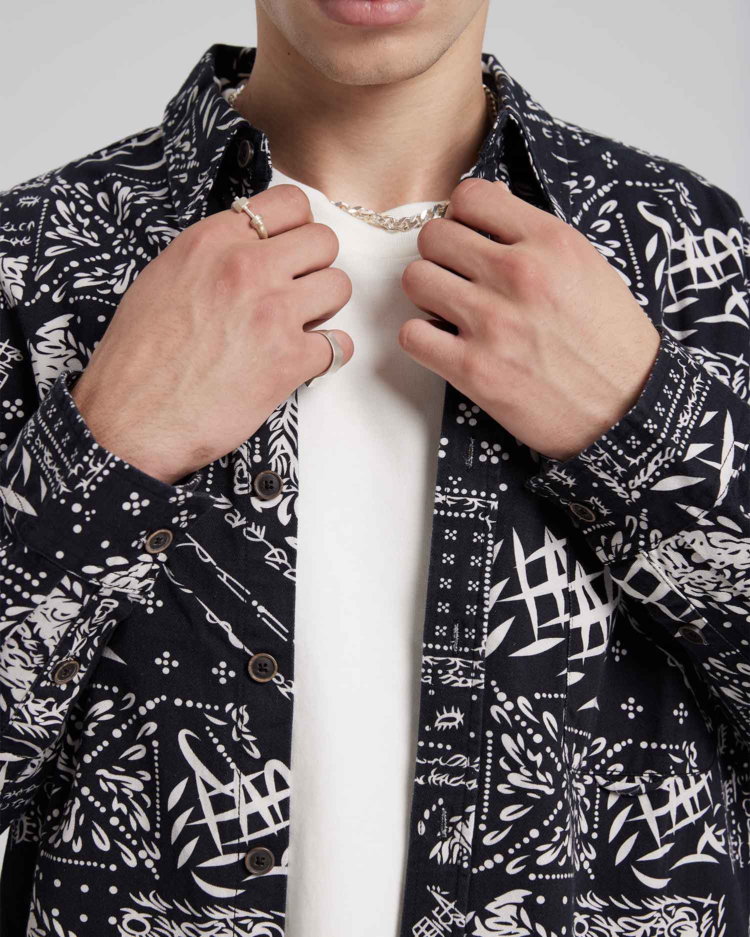 All-Cotton Patterned Shirt image 5
