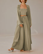 Maxi Pleated Cardigan - Laurel, XL image