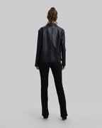 Faux-Leather Classic Jacket image 5