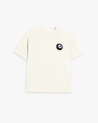 Crewneck Patchwork T-Shirt - Offwhite, M image