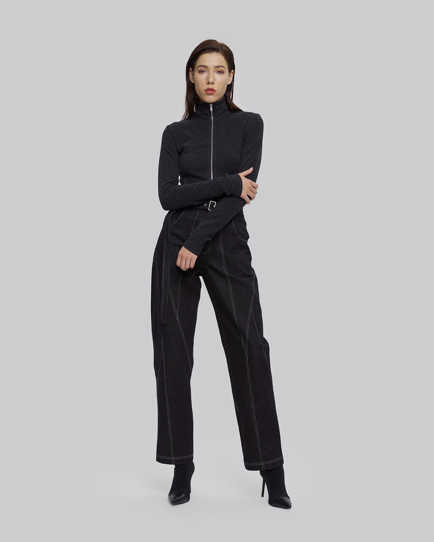Slim-Fit Turtleneck Undergarment - Black, M image