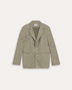 Cotton Criss-Cross Blazer - Grey Green, M image