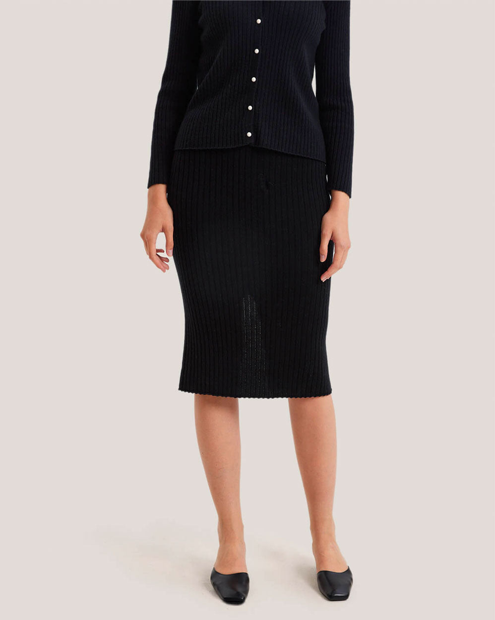 Tailored 100% Wool Skirt image 1