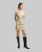 Strap Dress - Cream, M image