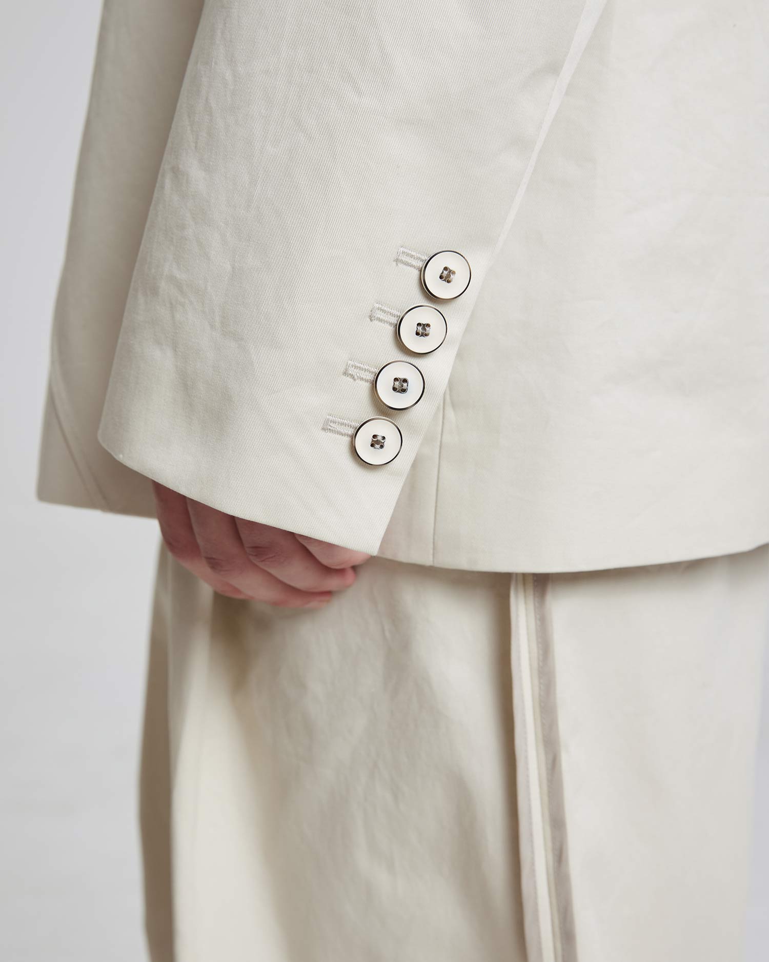 1 × Cotton Criss-Cross Blazer image 5