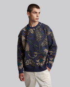 Sweatshirt With Animal &amp; Plant Graphics image 5